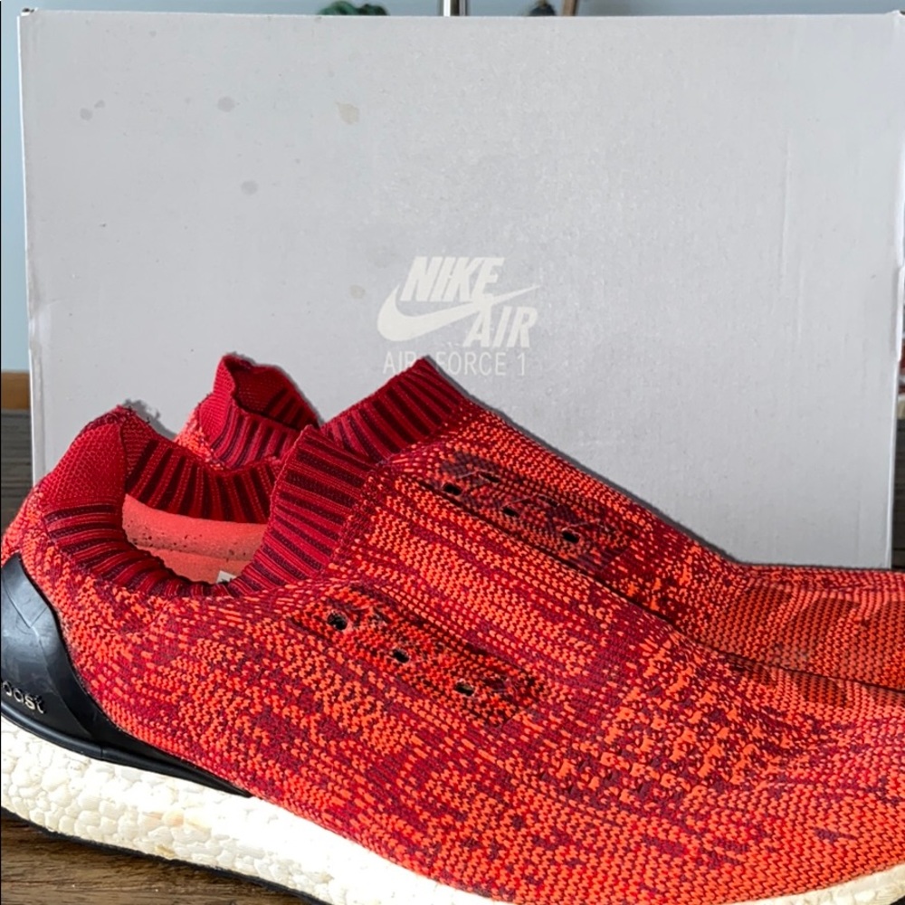 Adidas Men’s Ultra Boost Uncaged Red!